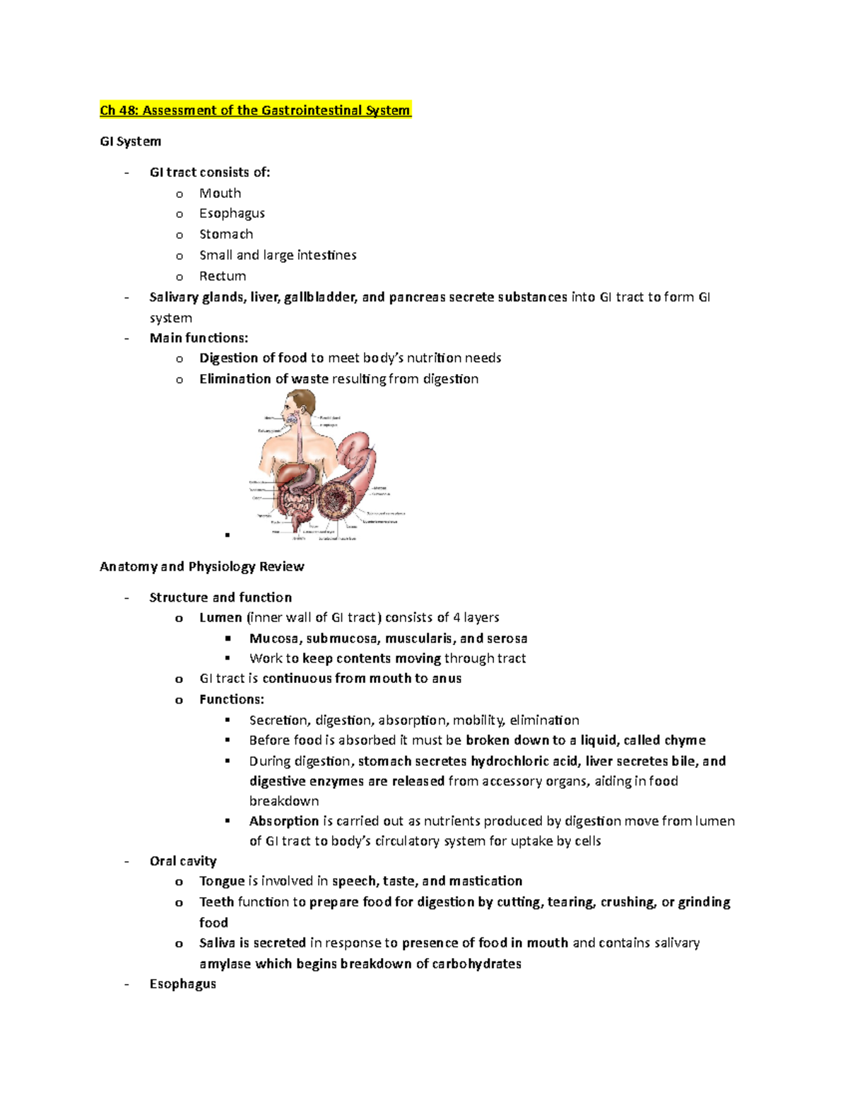 Acute Exam 3 REAL Study Guide - Ch 48: Assessment of the ...