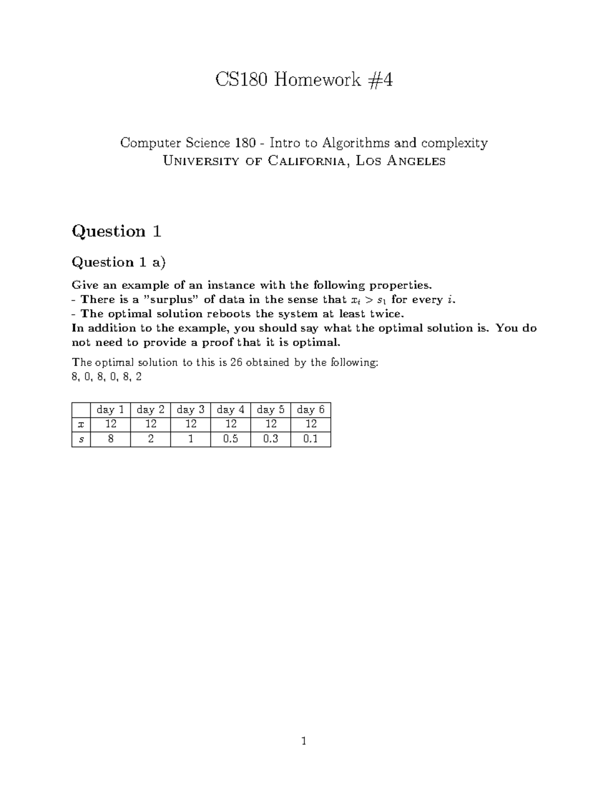 CS180 - HW4 - Dynamic Programming and Coloring problems - CS180 ...