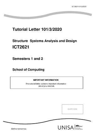 502 2020 3 B - ECS1601 Study Guide - Part B - Semester 1 2020 - ECS1601 ...