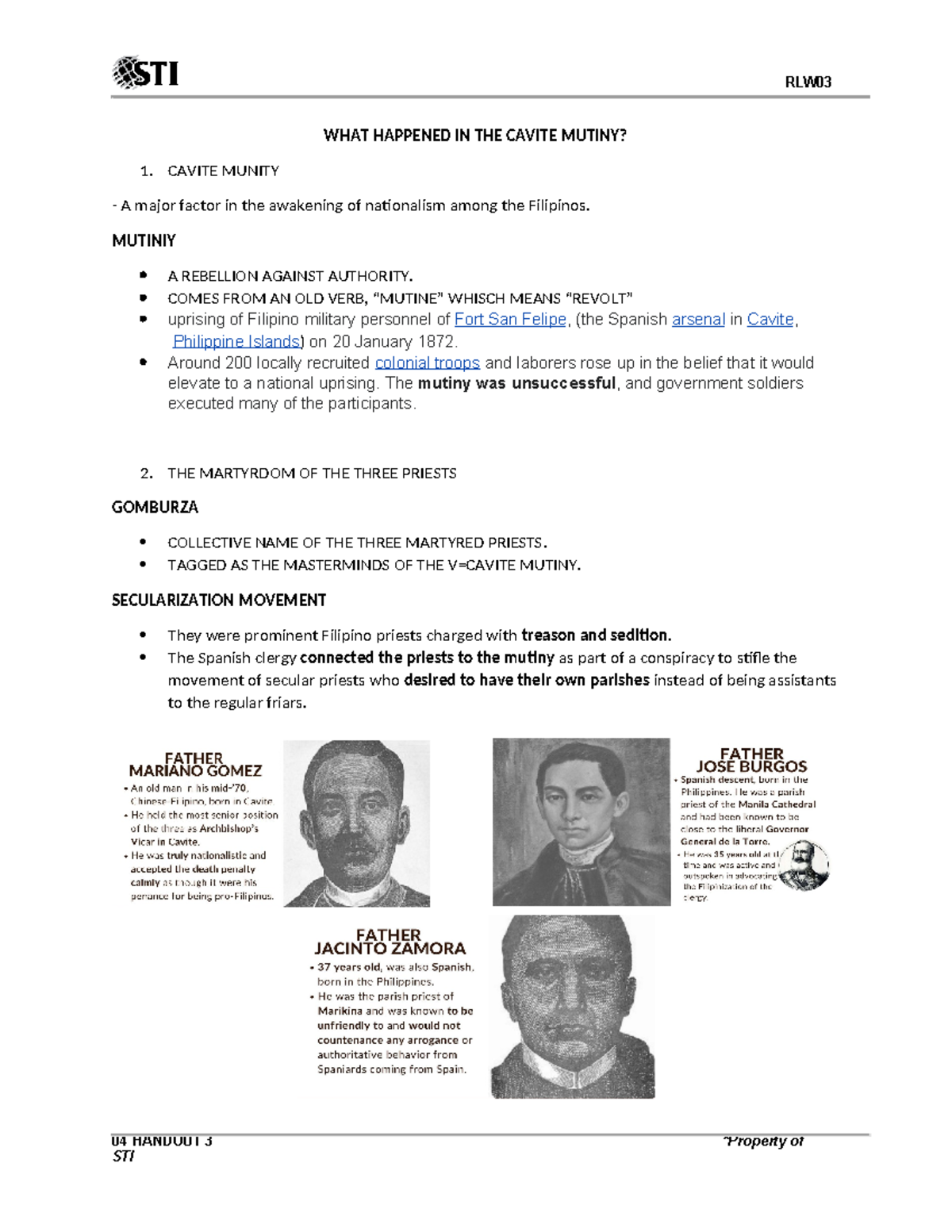 WHAT Happened IN THE Cavite Mutiny 03 - RLW WHAT HAPPENED IN THE CAVITE ...