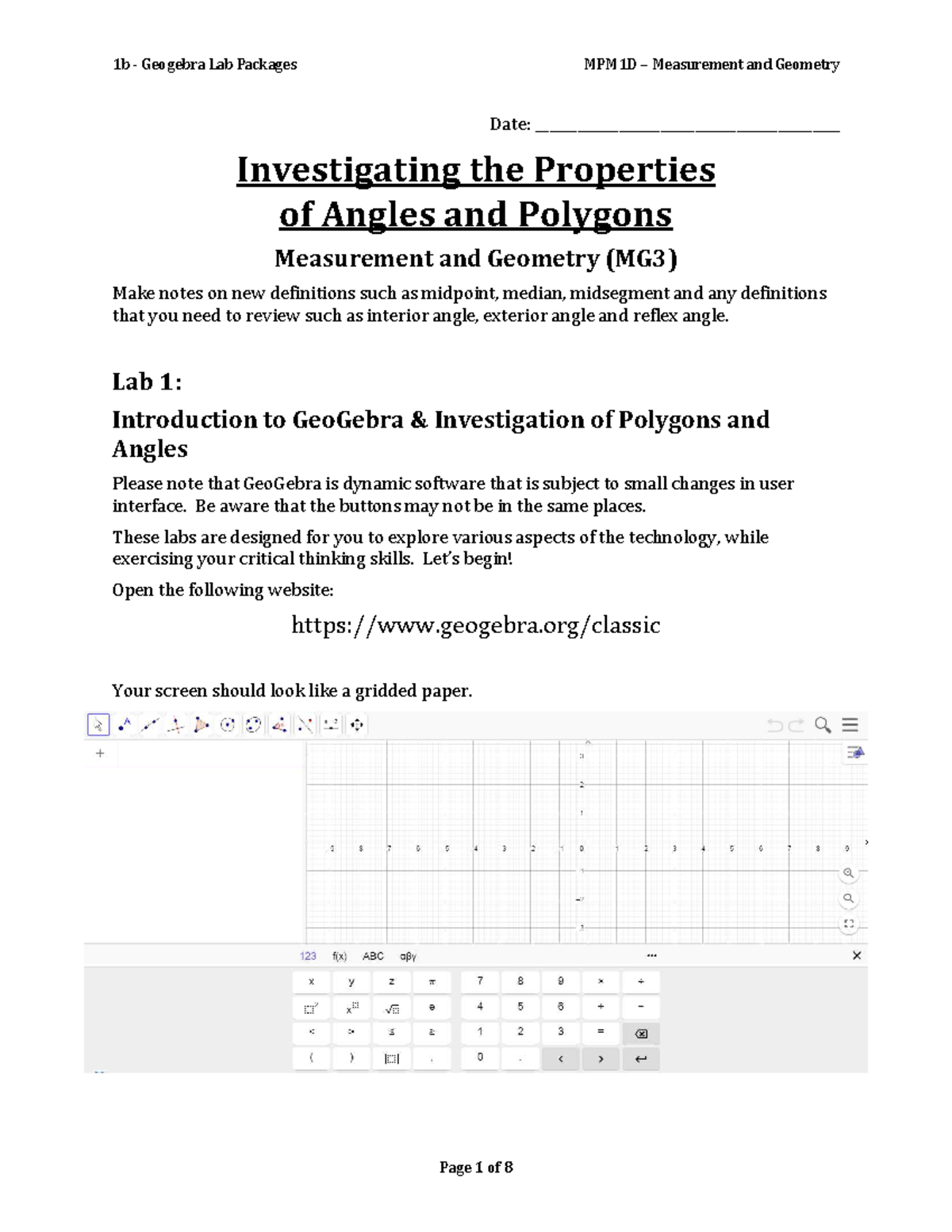 01b - Geogebra Lab Packages - Date ...