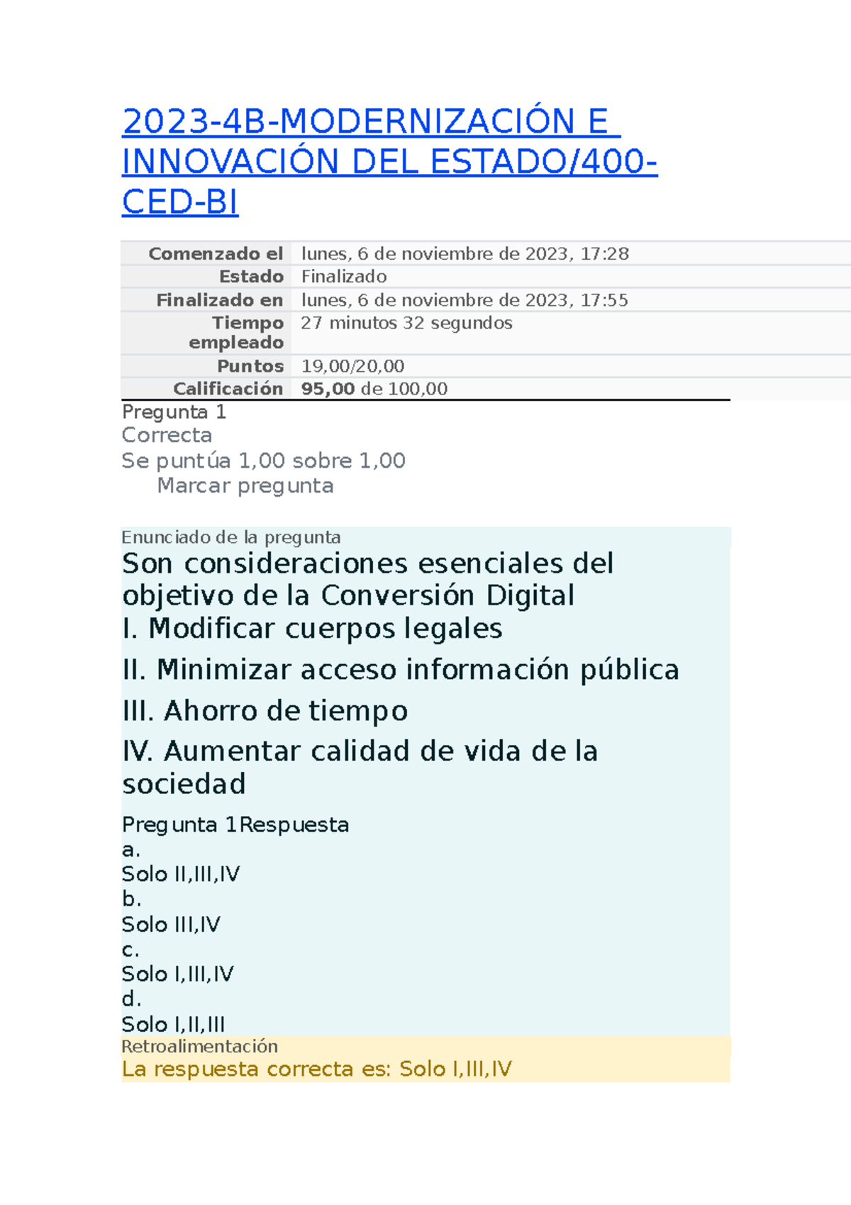 Prueba 2 Modernizacion E Innovacion Del Estado - 2023-4B-MODERNIZACIÓN ...