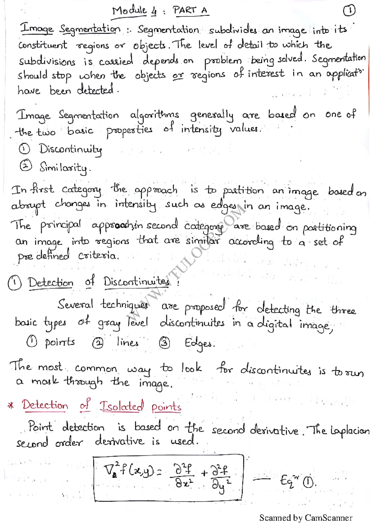 DIP Notes@Az Documents - Digital Image Processing - Studocu
