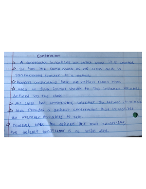 Cmsc132Notes - lecture notes - Intro to Object Oriented Programming II ...