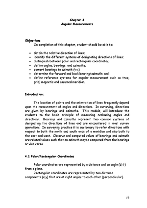 Chapter 2 Measurement Of Horizontal Distances - Chapter 2 Measurement 