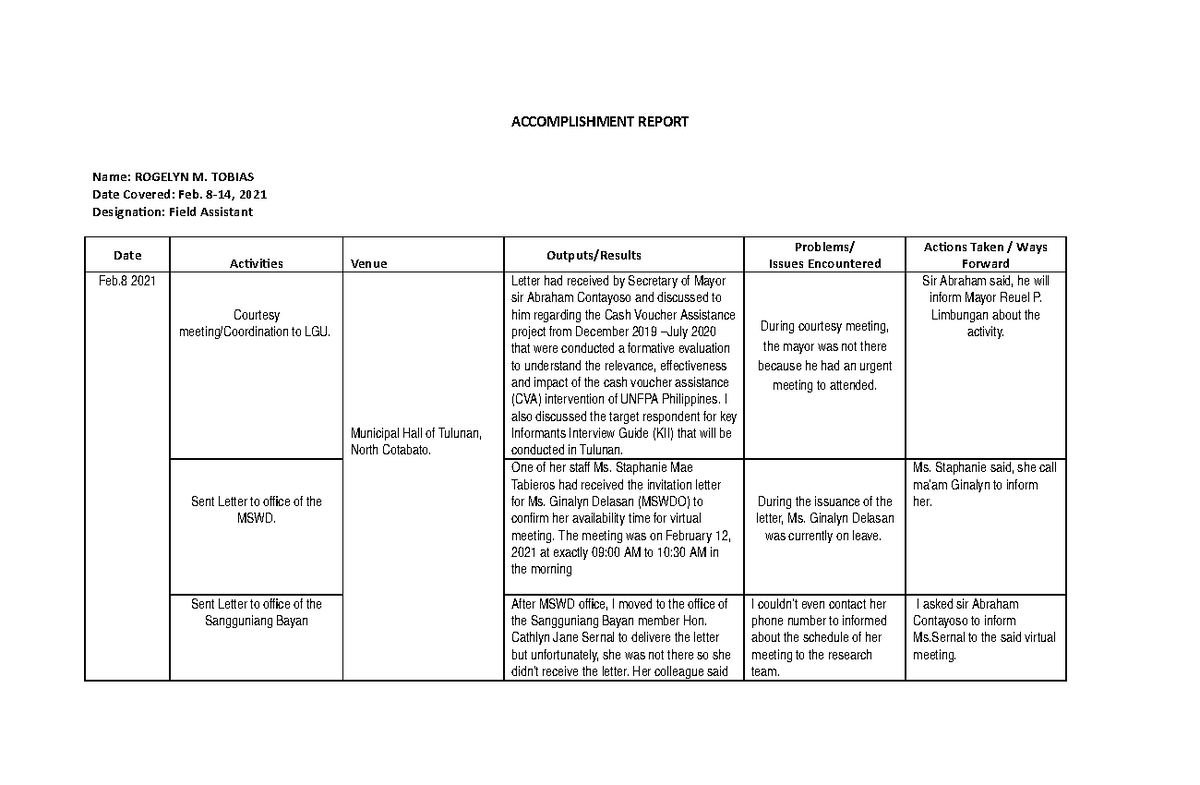 daily-accomplishment-report