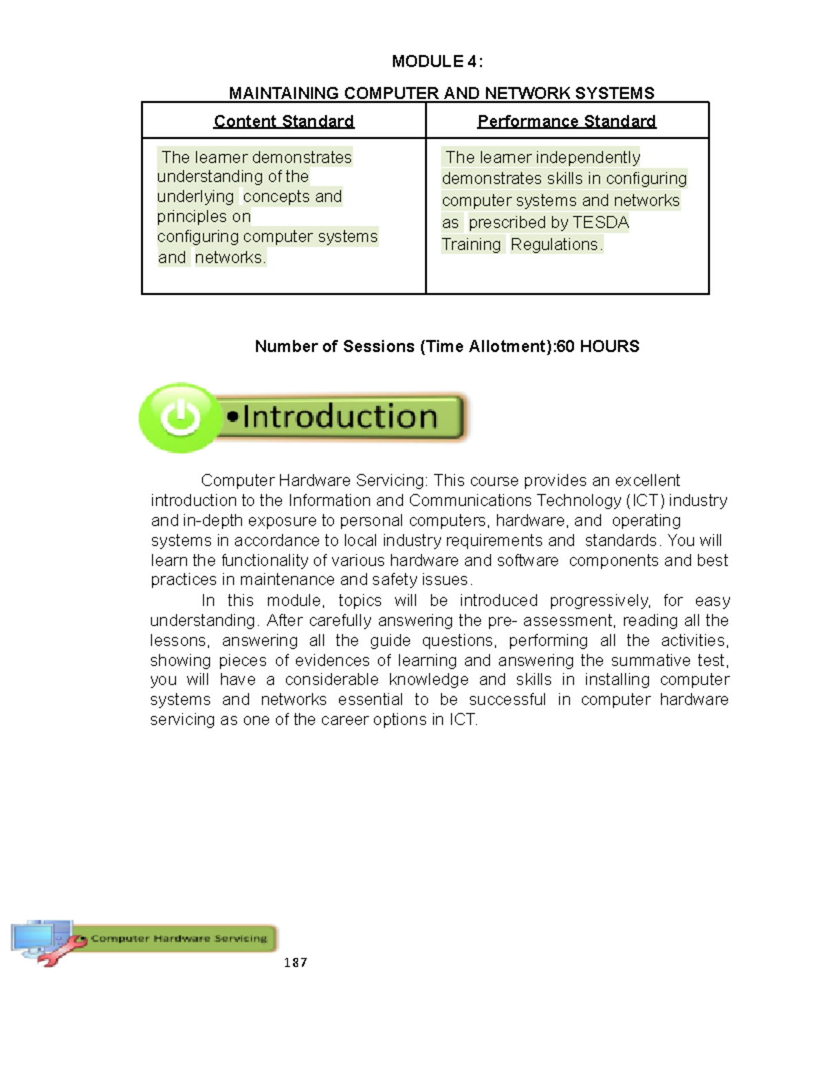 Maintain and Repair Computer System - MODULE 4: MAINTAINING COMPUTER ...