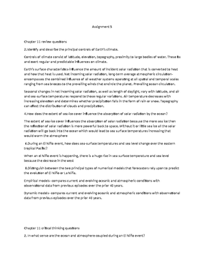Assignment 4 - Describe the vertical structure of the ocean in middle ...