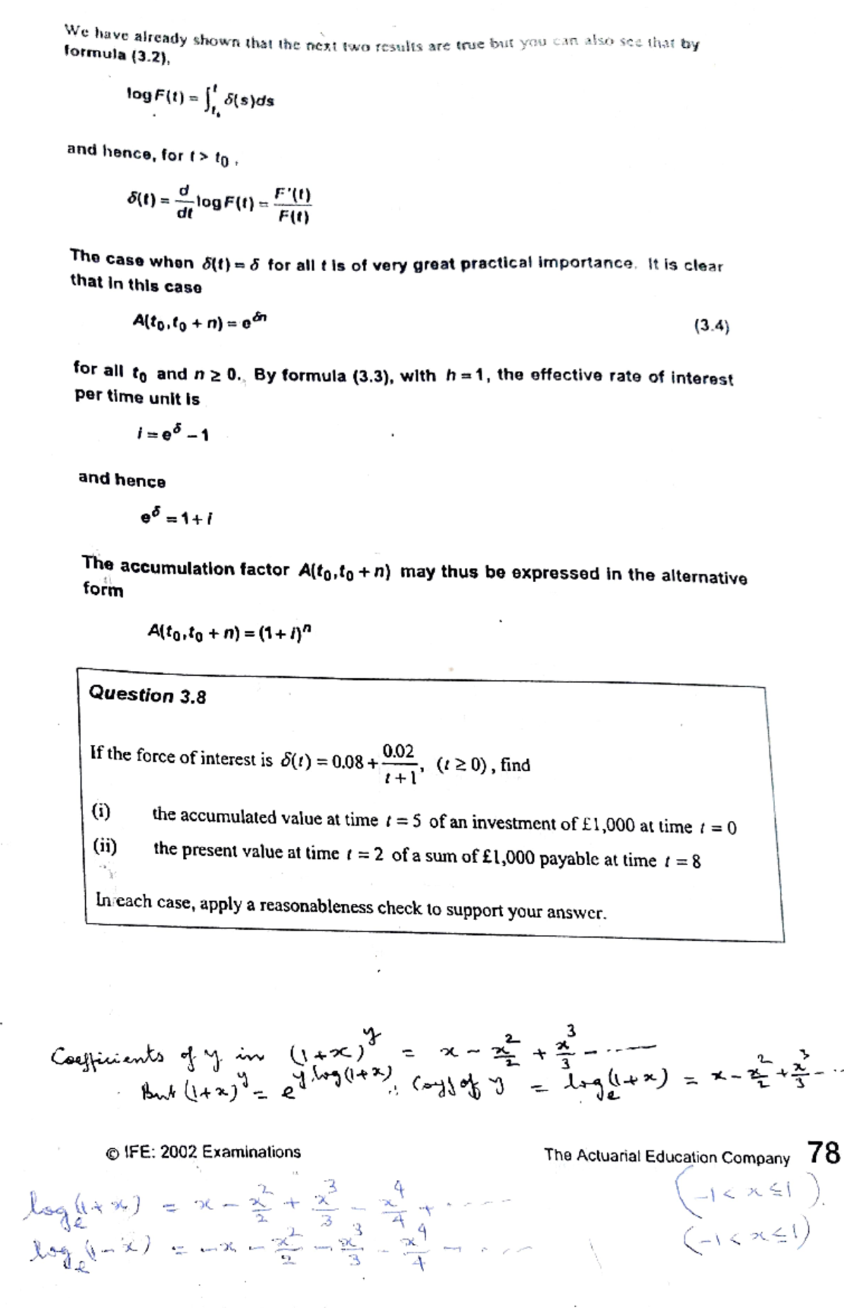 Financial Mathematics Notes - rCady shown tthat the next two results ...