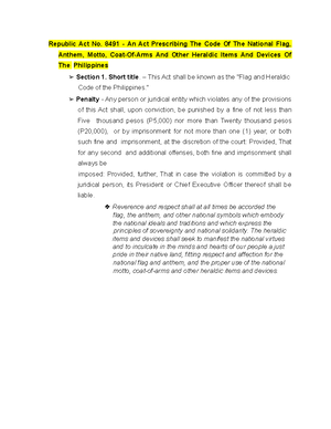 Republic ACT NO 10752 - law analyzation and facts - REPUBLIC ACT NO ...