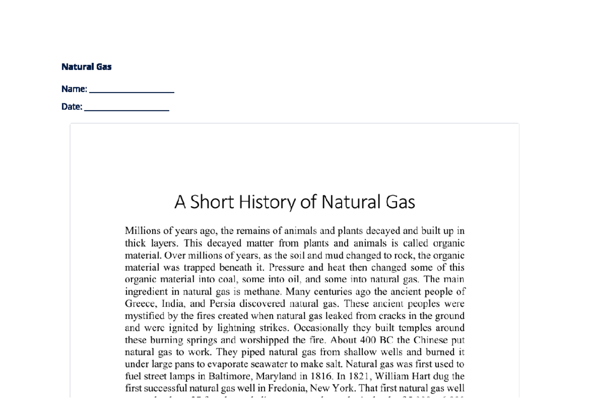 Formative on Methane Make Up occupational and health safety Studocu