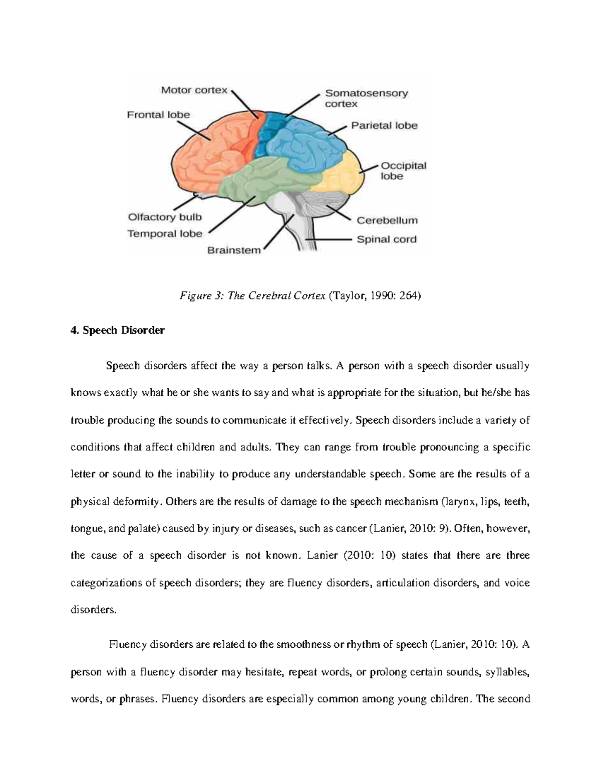 Figure 3 - Research Papers - Figure 3: The Cerebral Cortex (Taylor ...