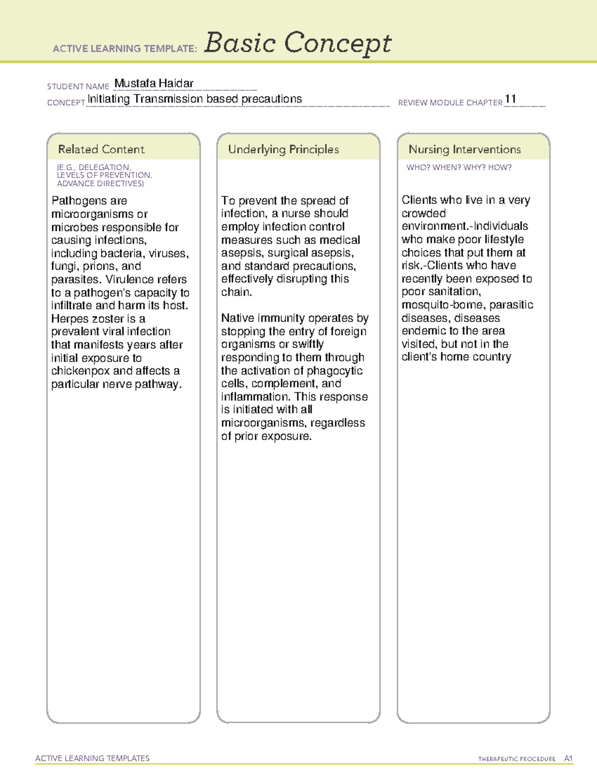 Active Learning Template Basic Concept 1 - ACTIVE LEARNING TEMPLATES ...