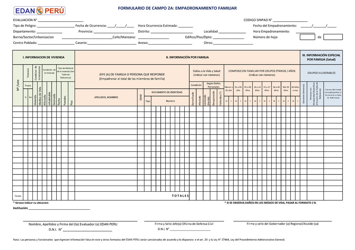 04 Form Campo 2A Emp Fam Anverso EVALUACION N