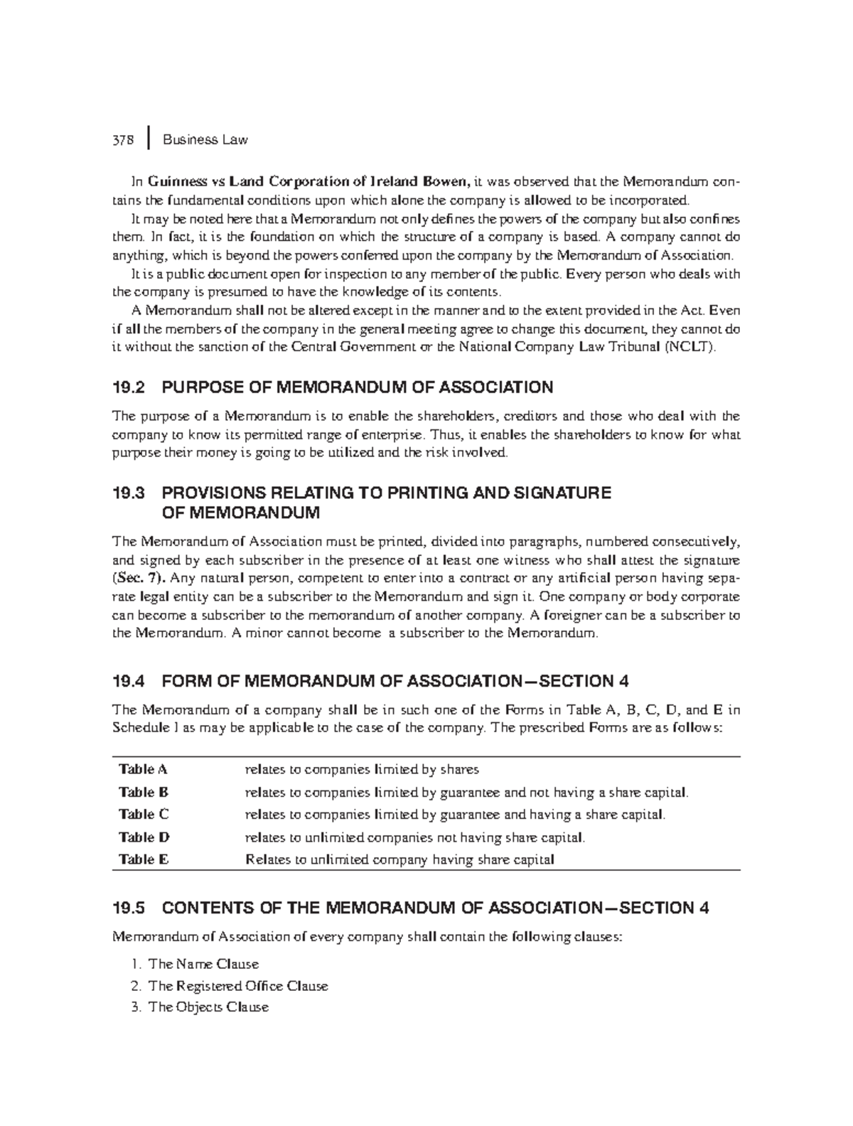 Zlib - N A - 378 Business Law In Guinness Vs Land Corporation Of 