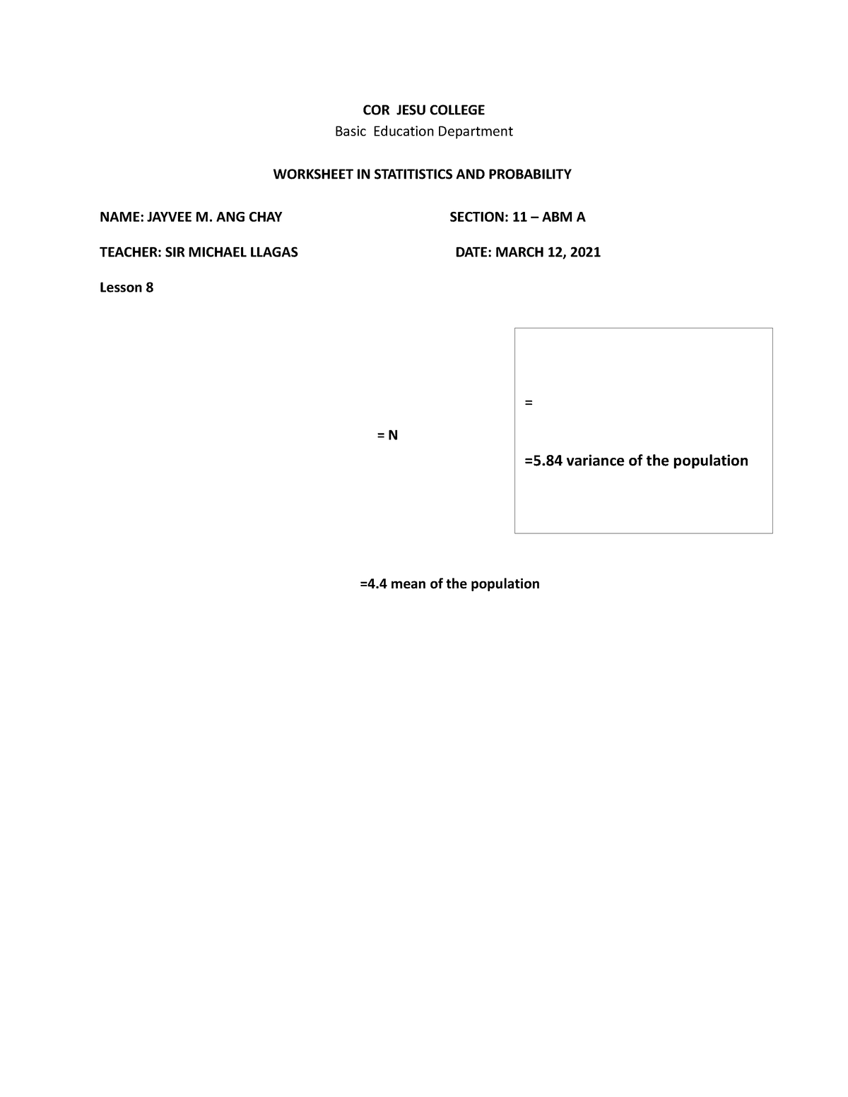 lesson-8-stat-and-prob-2-cor-jesu-college-basic-education-department-worksheet-in-statitistics