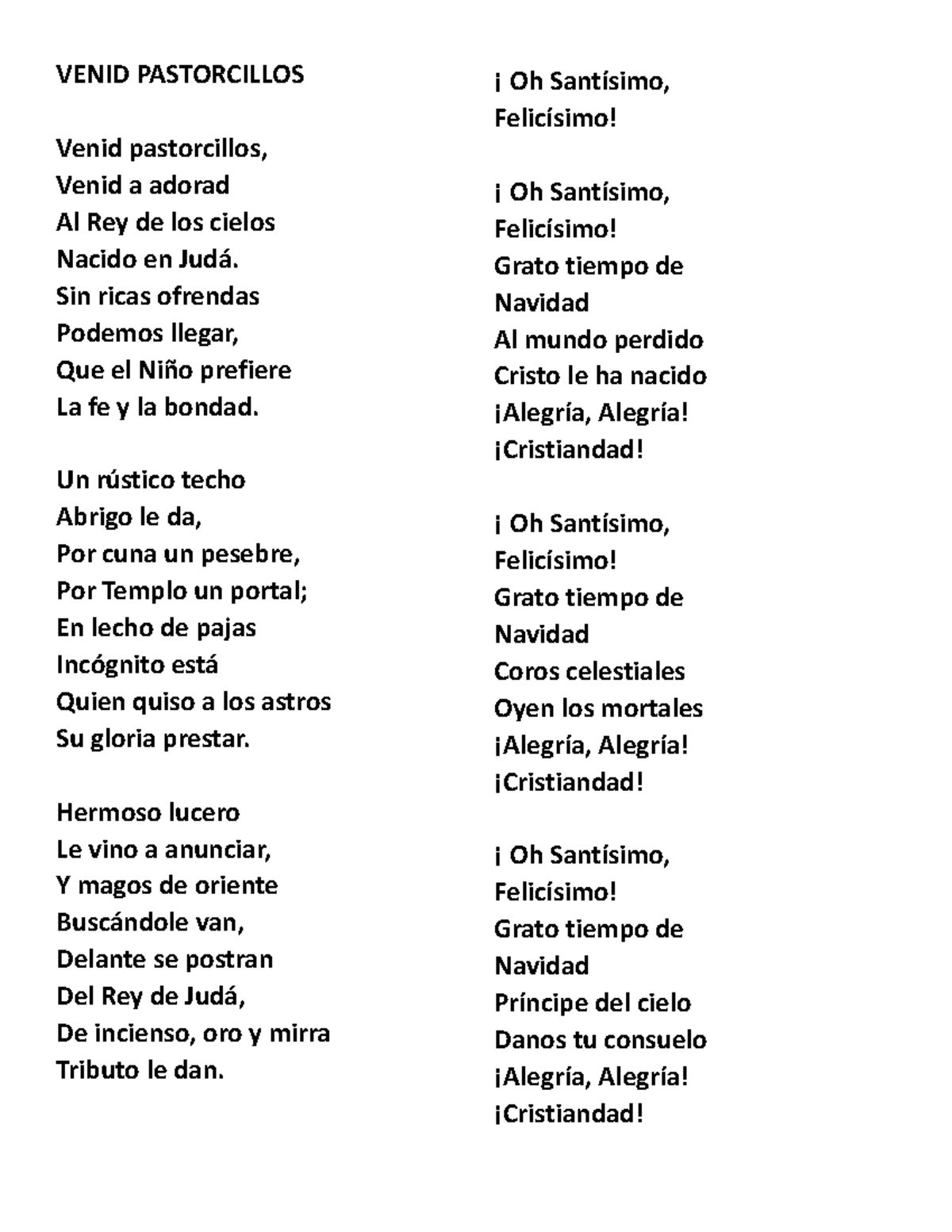 Venid Pastorcillos Letra : Venid Pastorcillos – BCUPBU