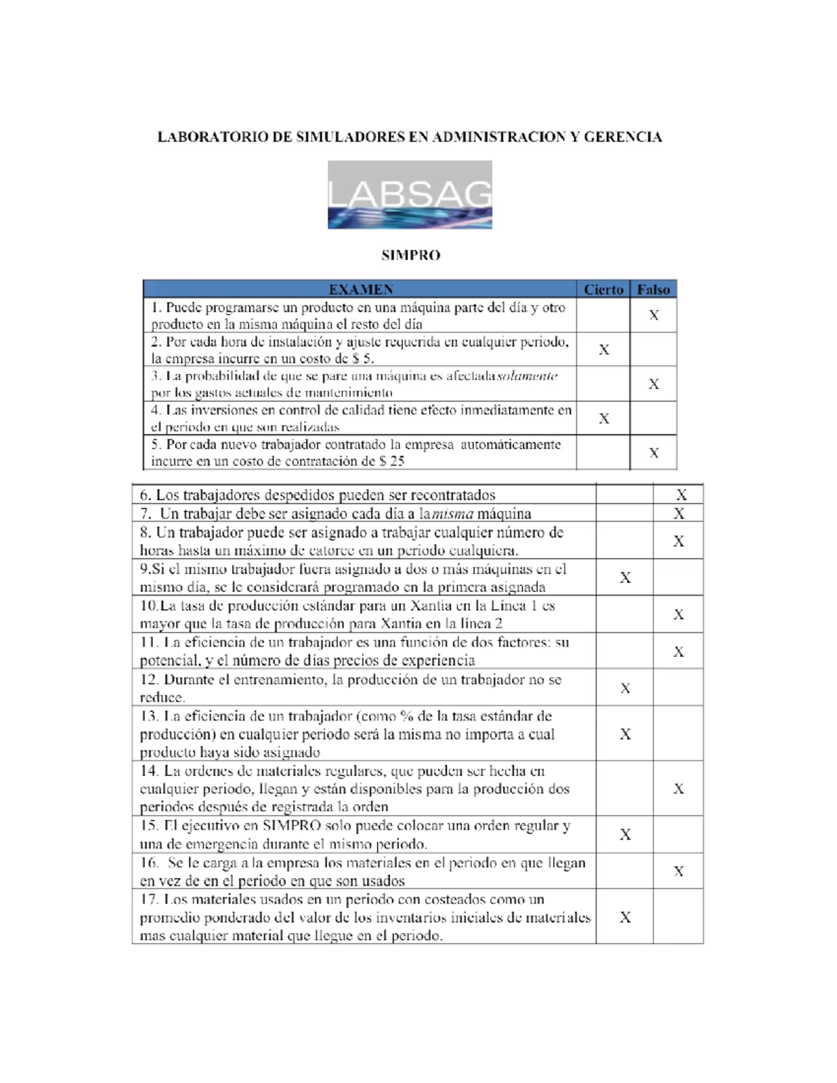 Examen Simpro - LABORATORIO DE SIMULADORES EN ADMINISTRACION Y GERENCIA ...