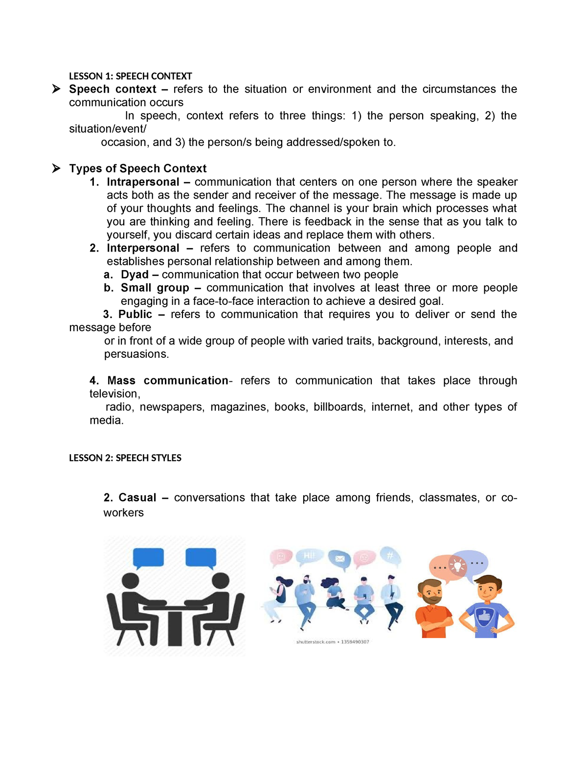 oral communication grade 11 speech writing