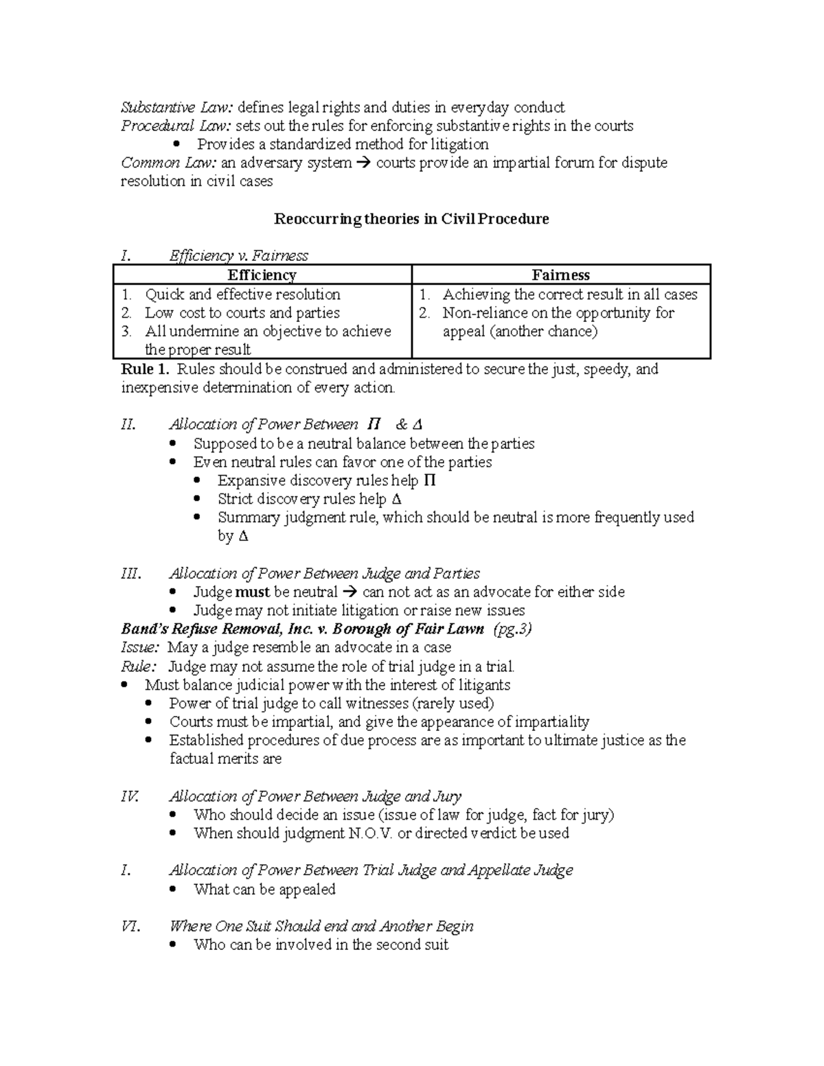 civil-procedure-law-outline-1-substantive-law-defines-legal-rights