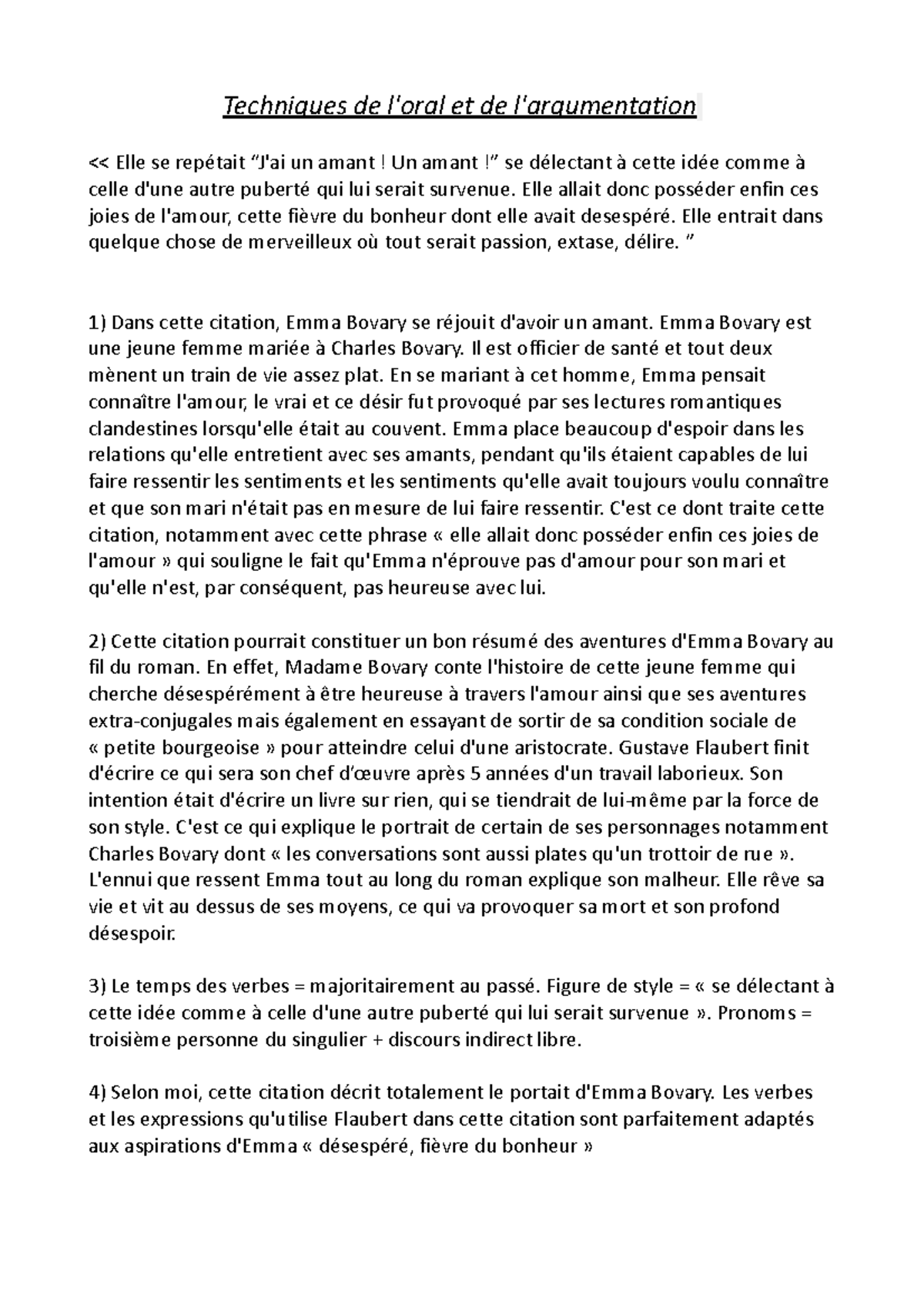Principe De L Argumentation Universite Paris 3 Studocu