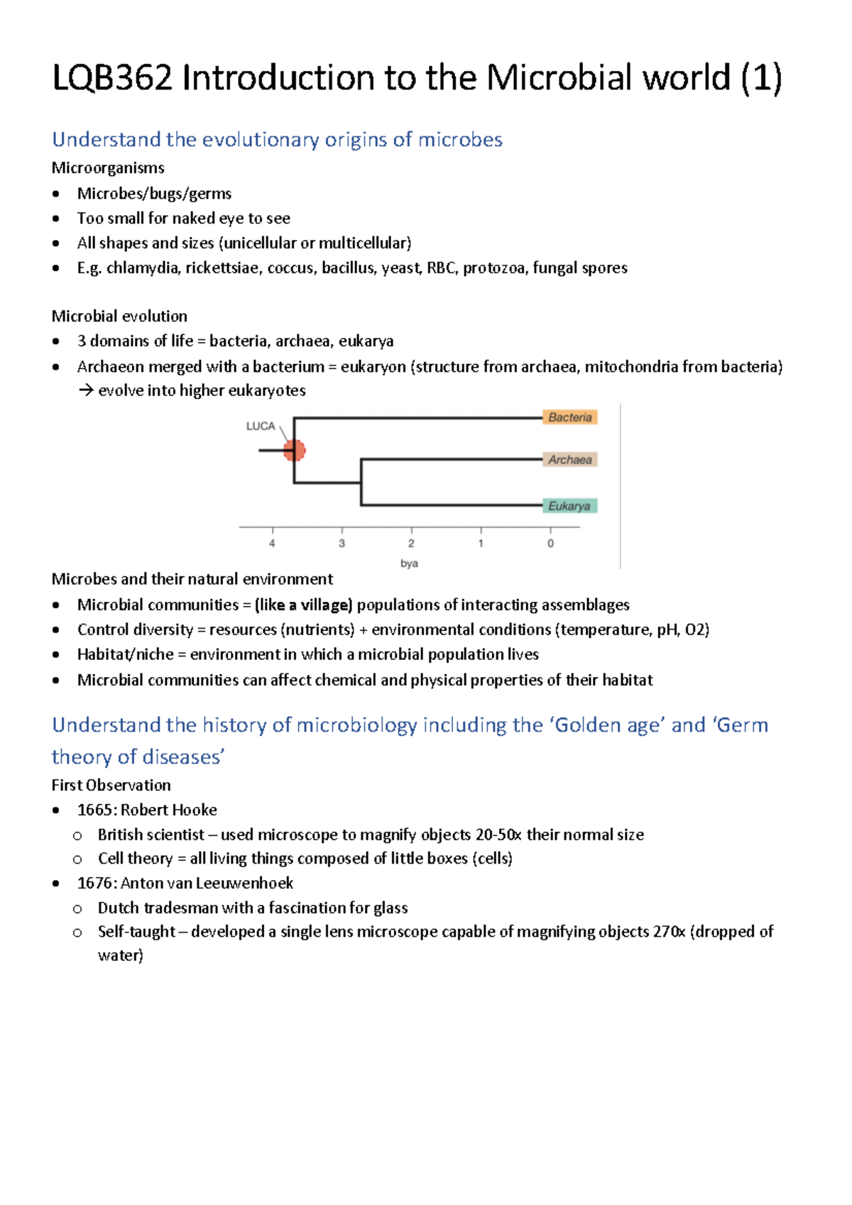 LQB362 Week 1 - Week 1 Summary Notes - LQB362 Introduction To The ...