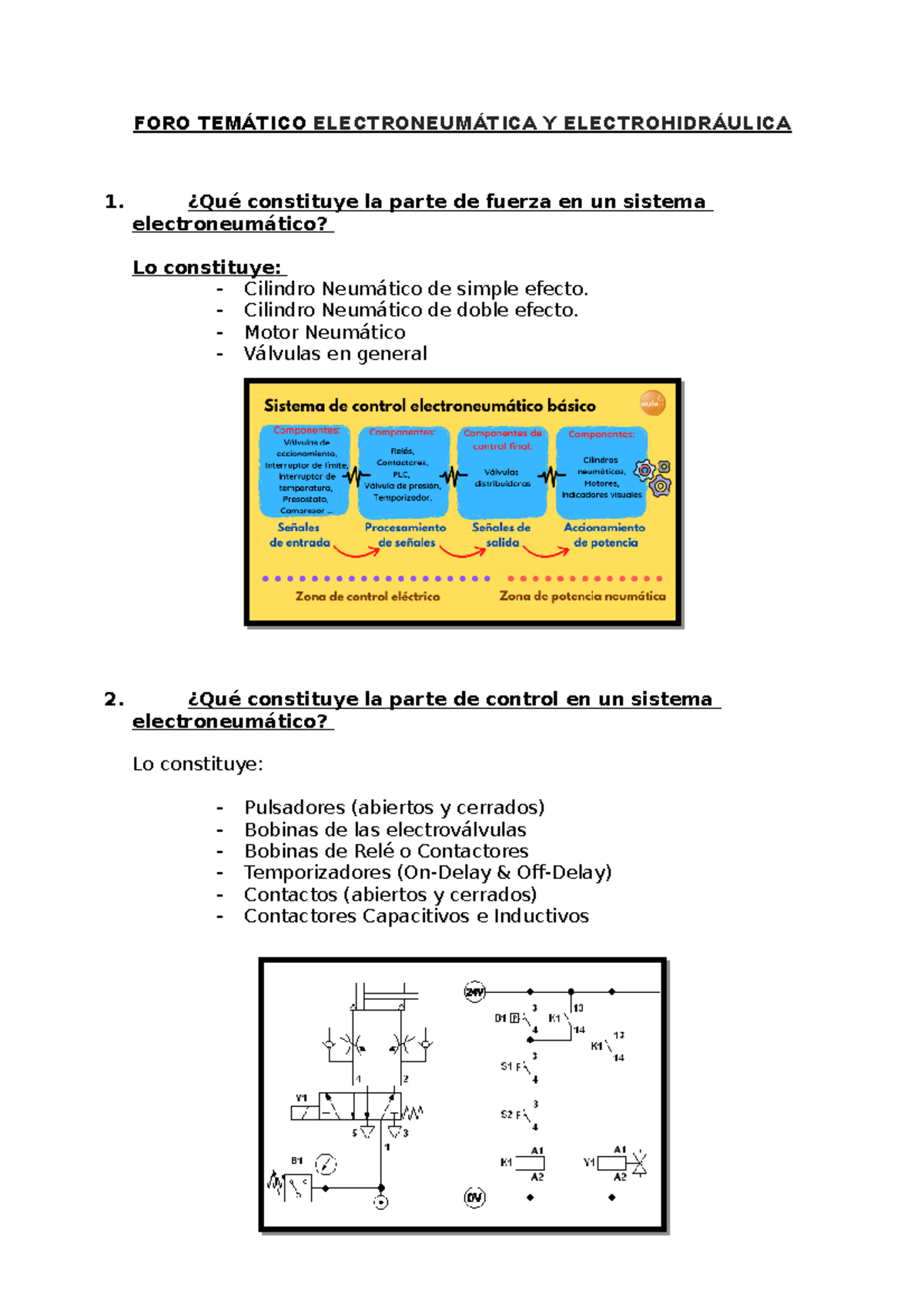 FORO Temático Electroneumática Y Electrohidráulica - FORO TEMÁTICO ...