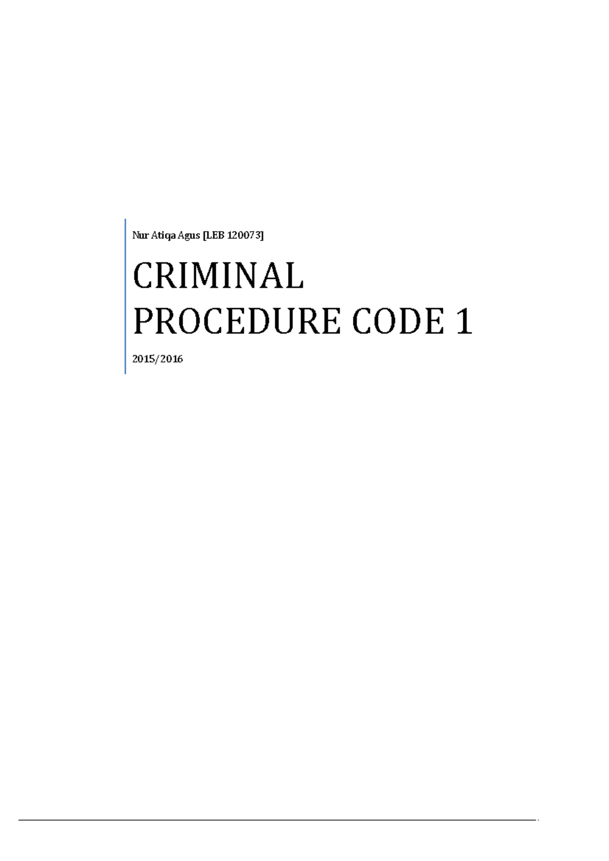 Criminal-procedure-1-lecture-notes-1 Compress - Nur Atiqa Agus [LEB ...