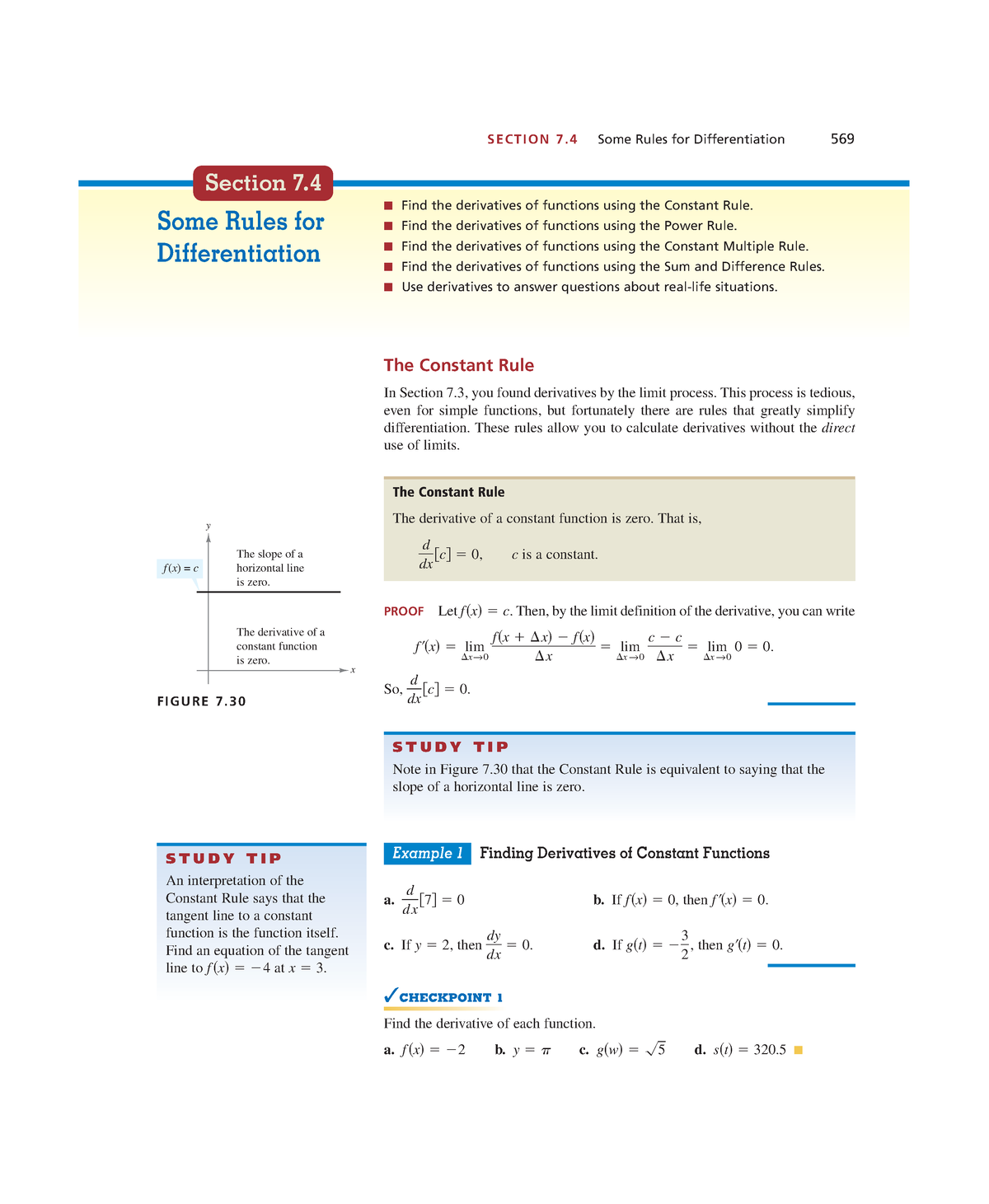 Math ch7-3 - math work - S E C T I O N 7. 4 Some Rules for ...