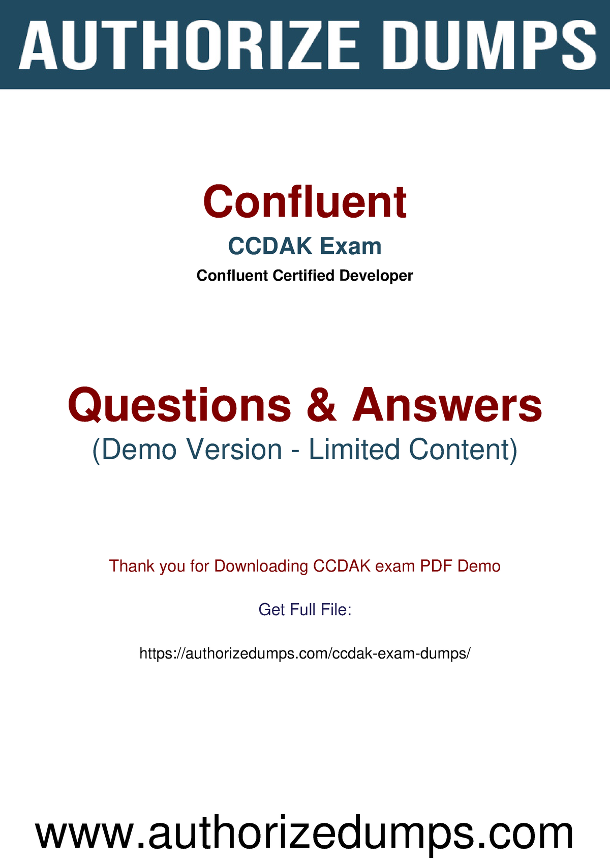 Certification CCDAK Exam