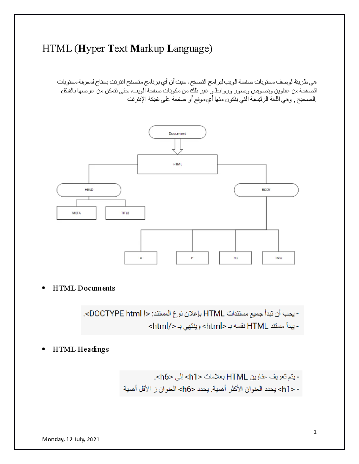 HTML material - html css js - web devetopment - Studocu