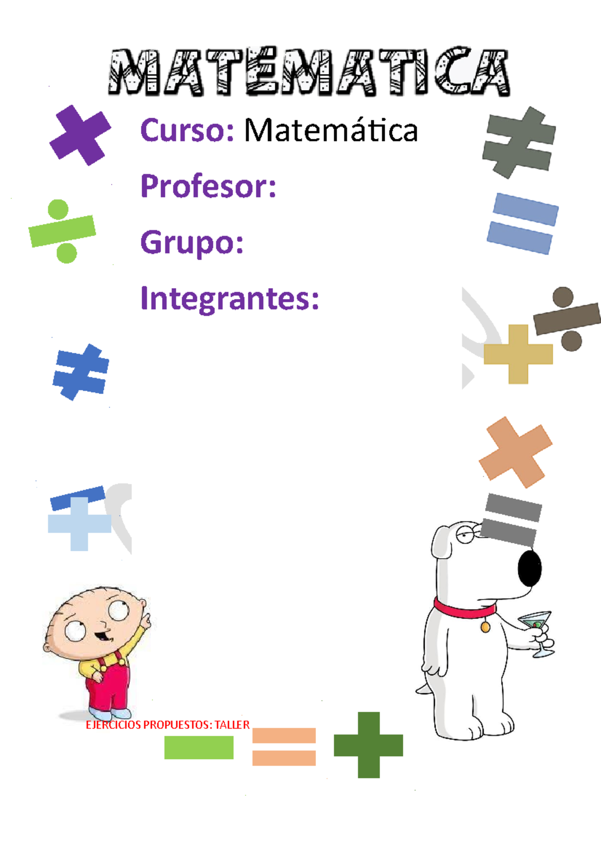 Taller De Nivelación De Matemática La Semana 1 De La Universidad ...