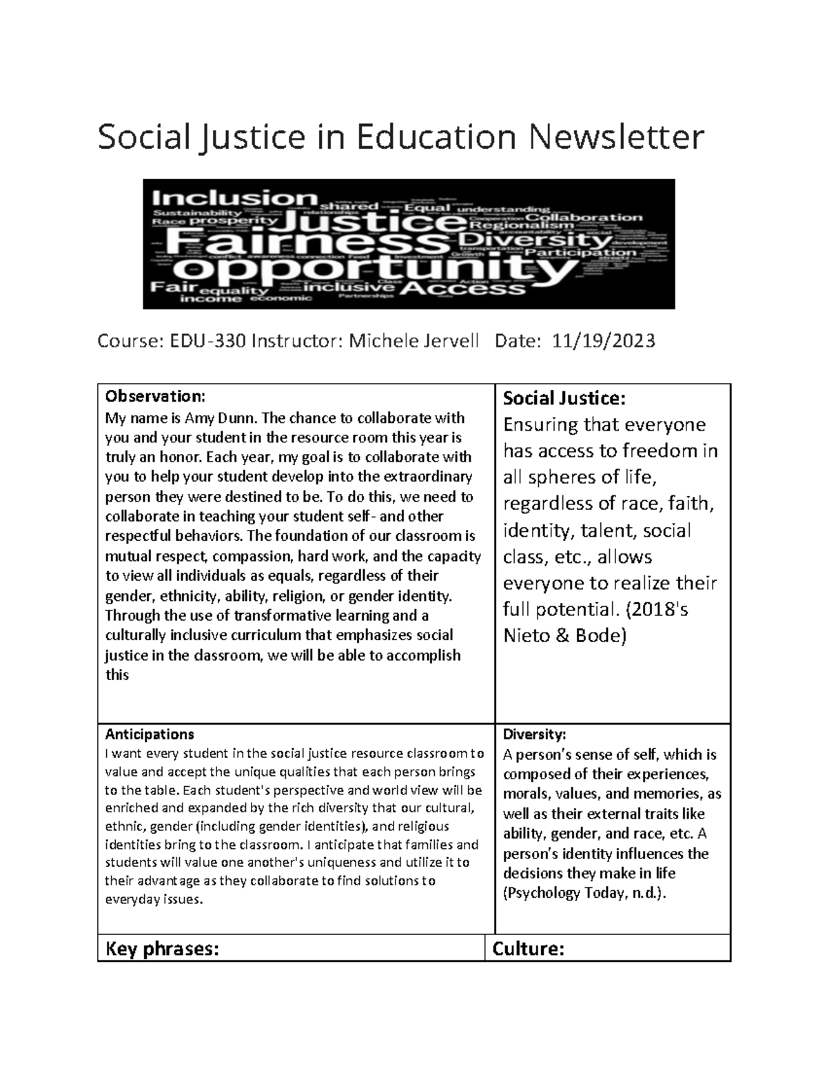 Social Justice in Education Newsletter - The chance to collaborate with ...