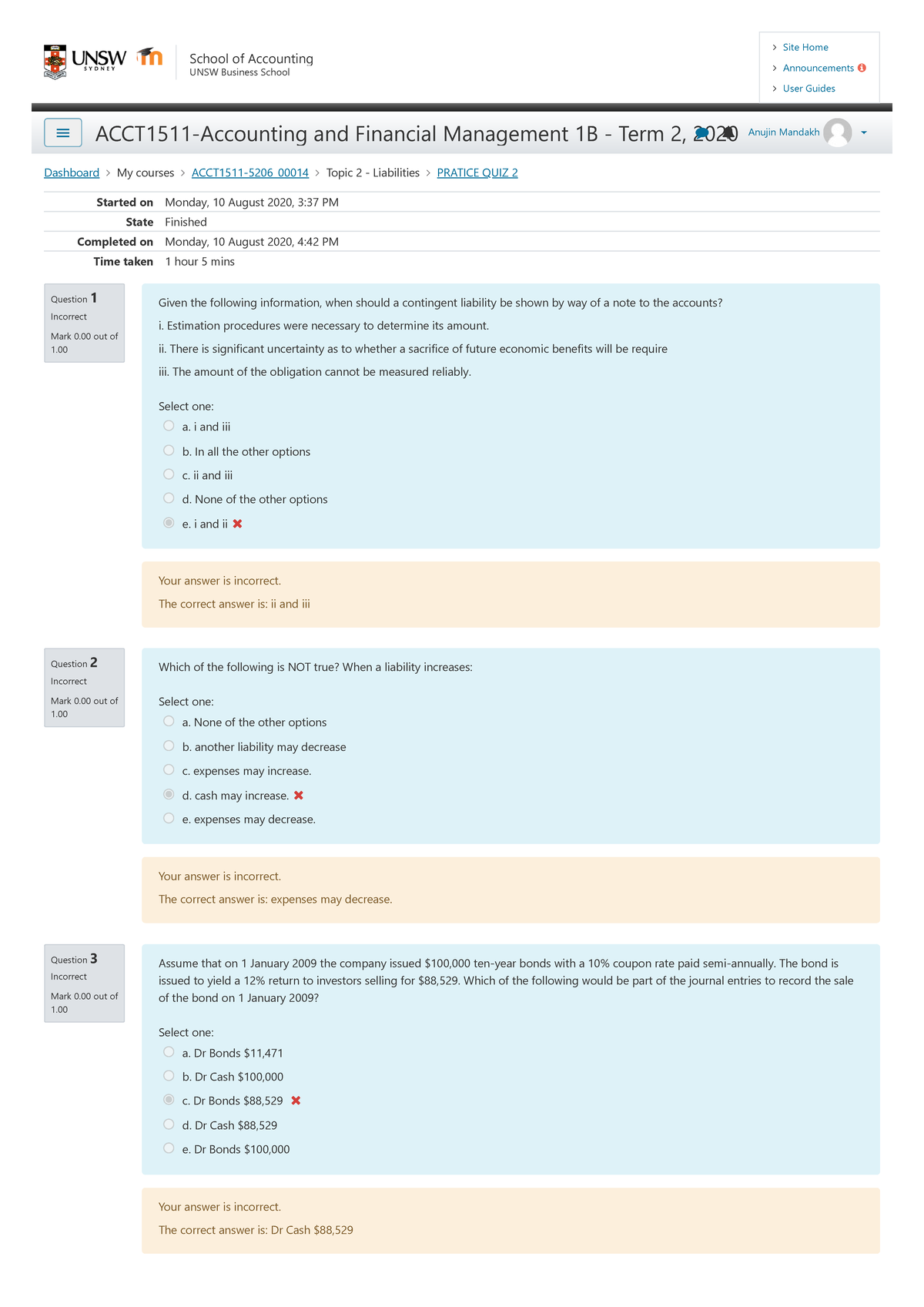 Pratice QUIZ 1b - Dashboard My Courses ACCT1511-5206_00014 Topic 2 ...