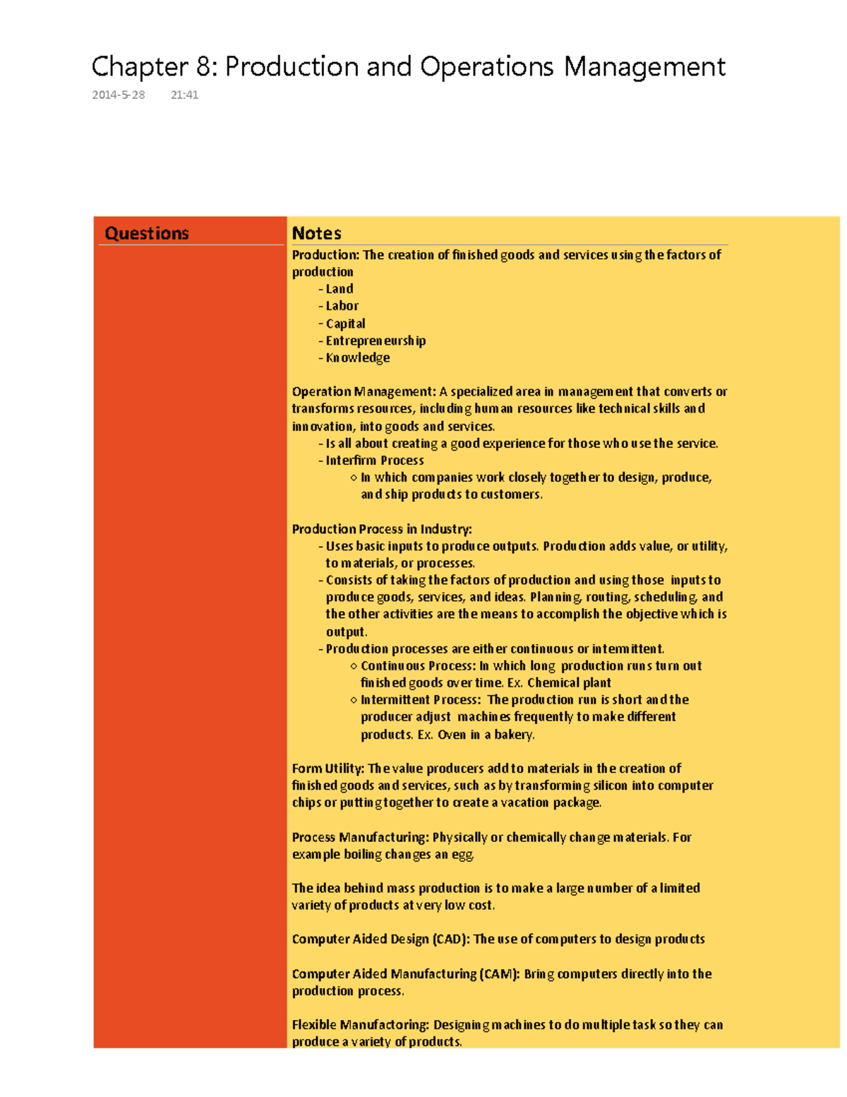 chapter-8-production-and-operations-management-y-e-studocu