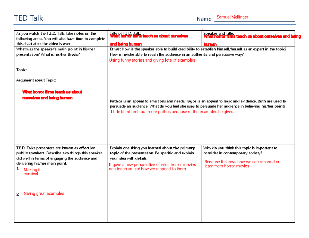 Kami Export - Samuel Mellinger - TEDTalk Observationand Analysis Form-1 ...