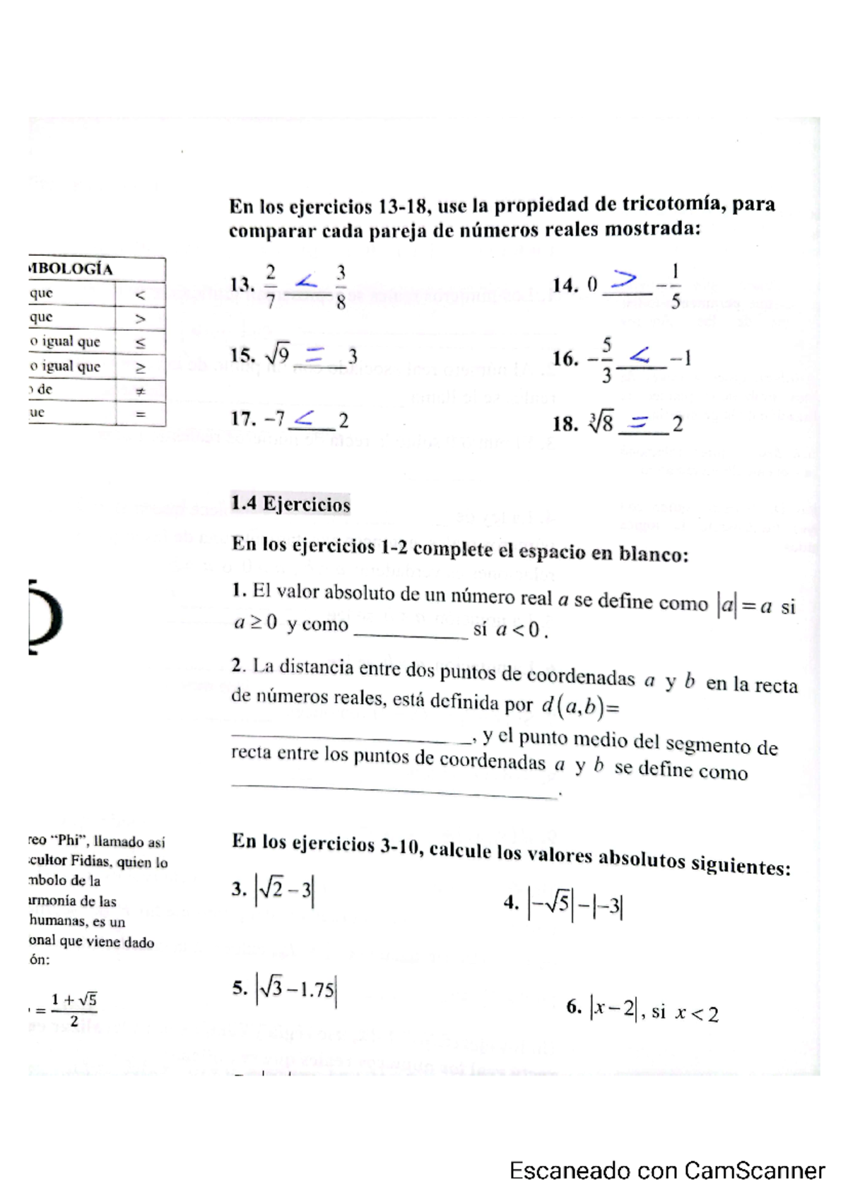 Tarea del Manual de Práctica de Matemática 014 - Matemática Básica ...