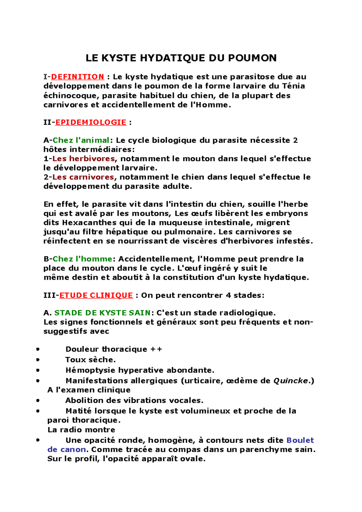 kyste poumon est ce grave