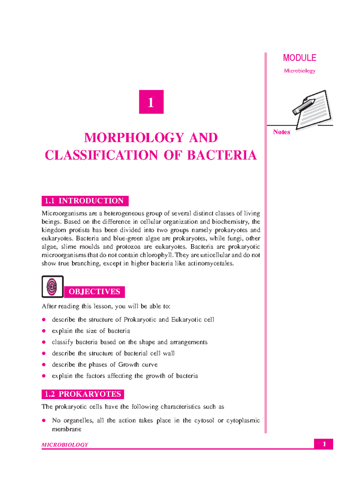Lesson-01 - Practice bacteriology - 1 Morphology and Classification of ...