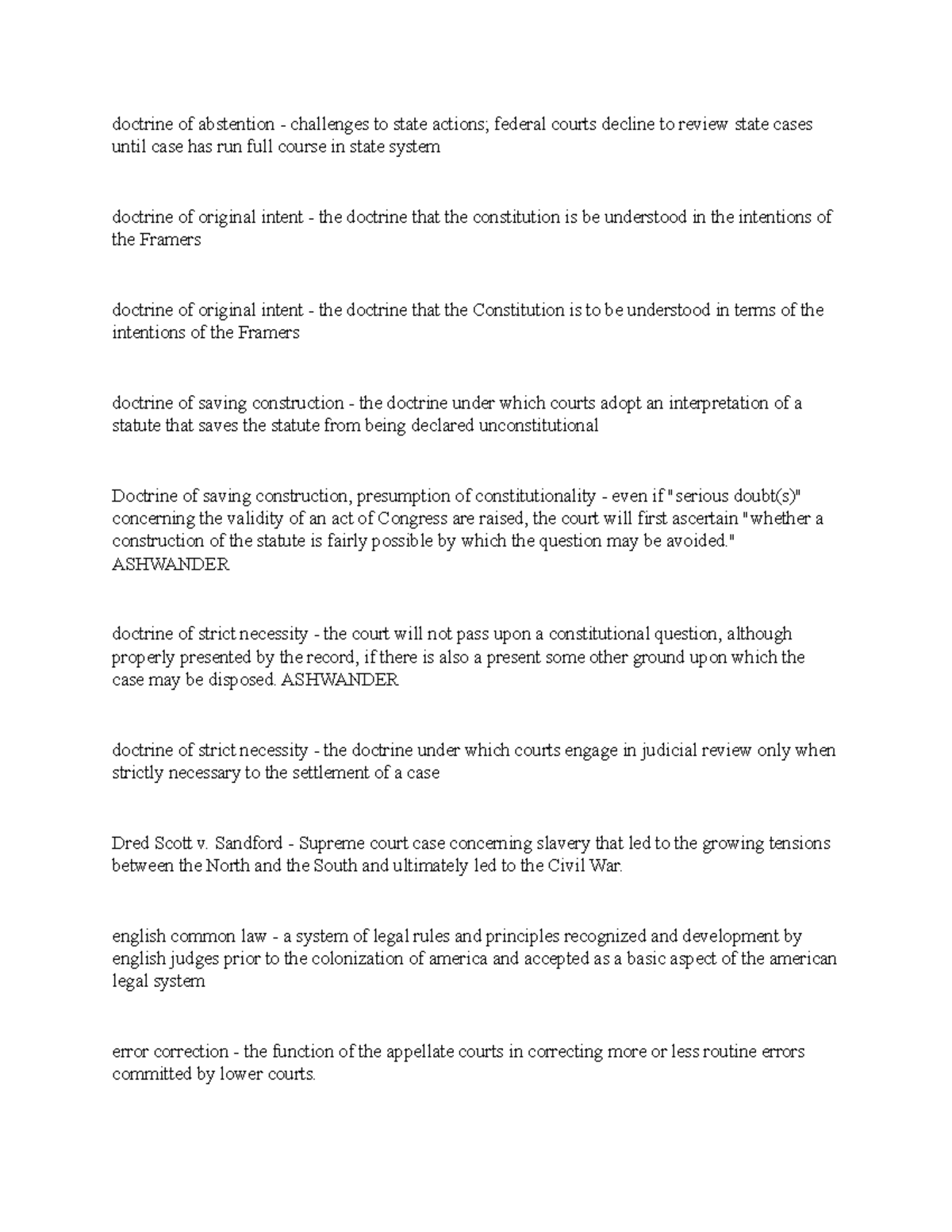 Note 2 Constitution Guides doctrine of abstention challenges to