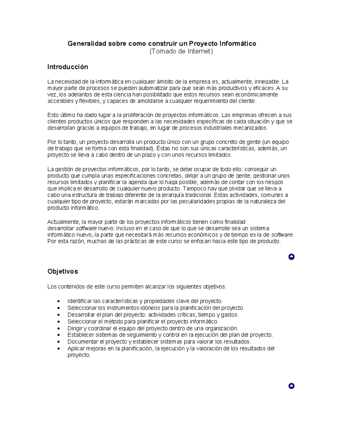 Generalidad sobre como construir un Proyecto Informático - La mayor ...