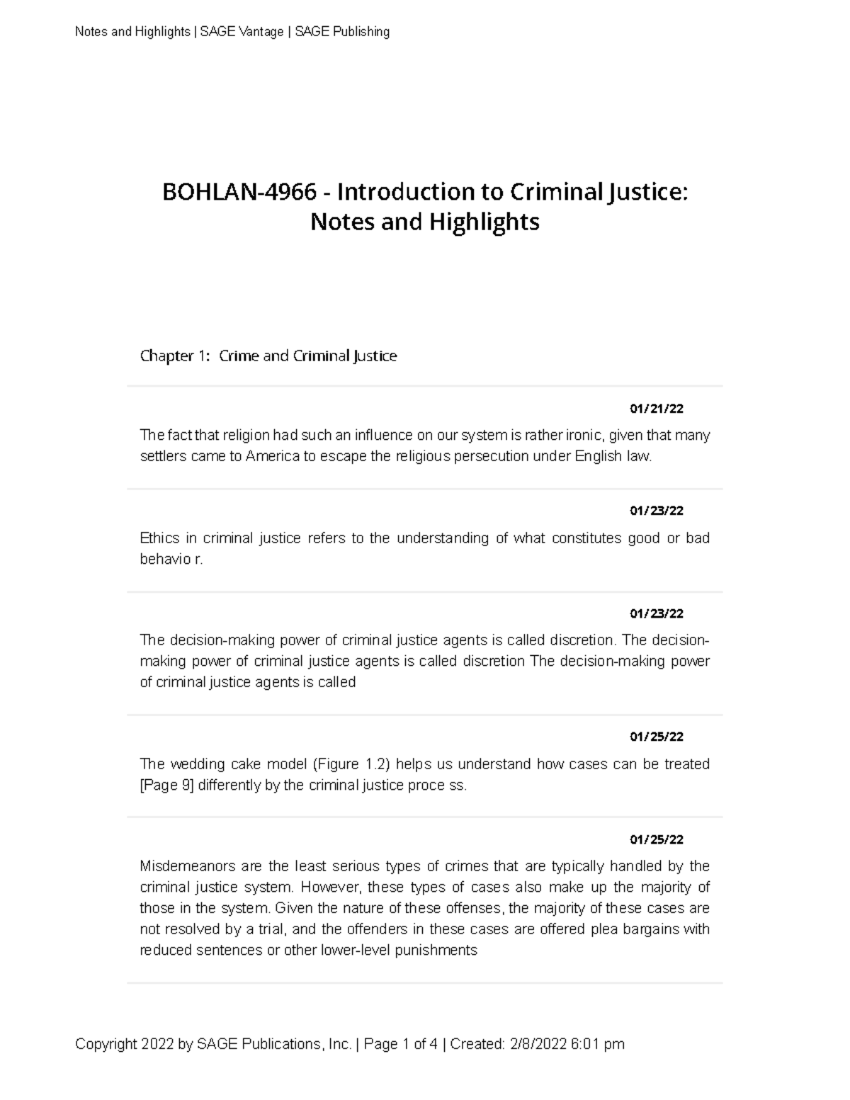 Notes and Highlights Bohlan-4966 2-8-2022 - BOHLAN-4966 - Introduction ...