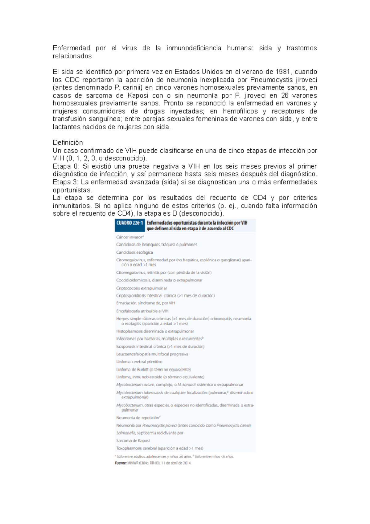 Resumen VIH - apuntes de medicina - Enfermedad por el virus de la ...