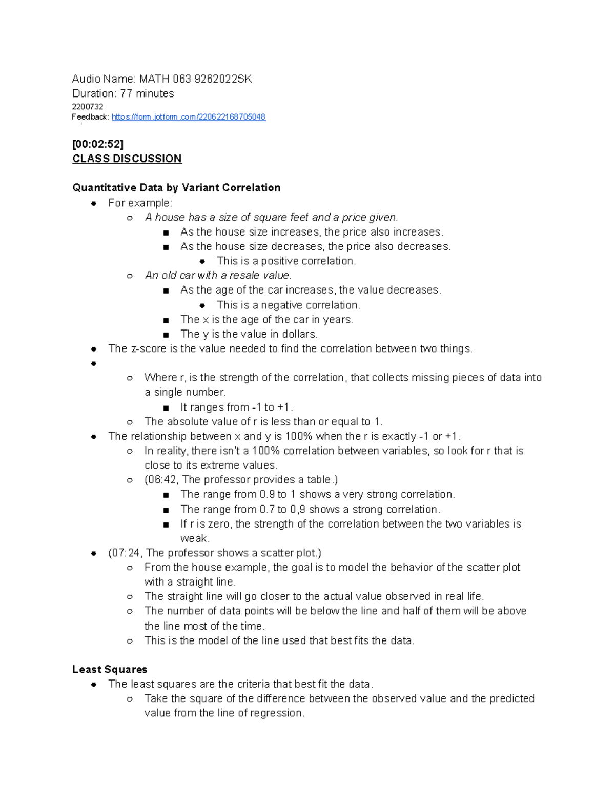 MATH 063 9262022 SK - Math 63 elementary statistics - Audio Name: MATH ...