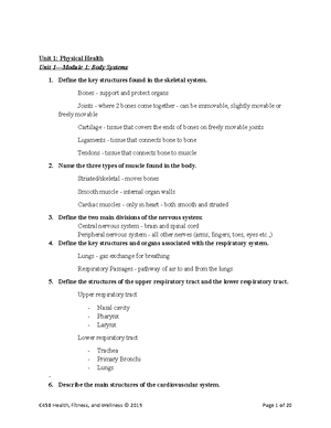 Unit 2 module 8 - Unit 2—Module 8: Modified Diets The spectrum of ...