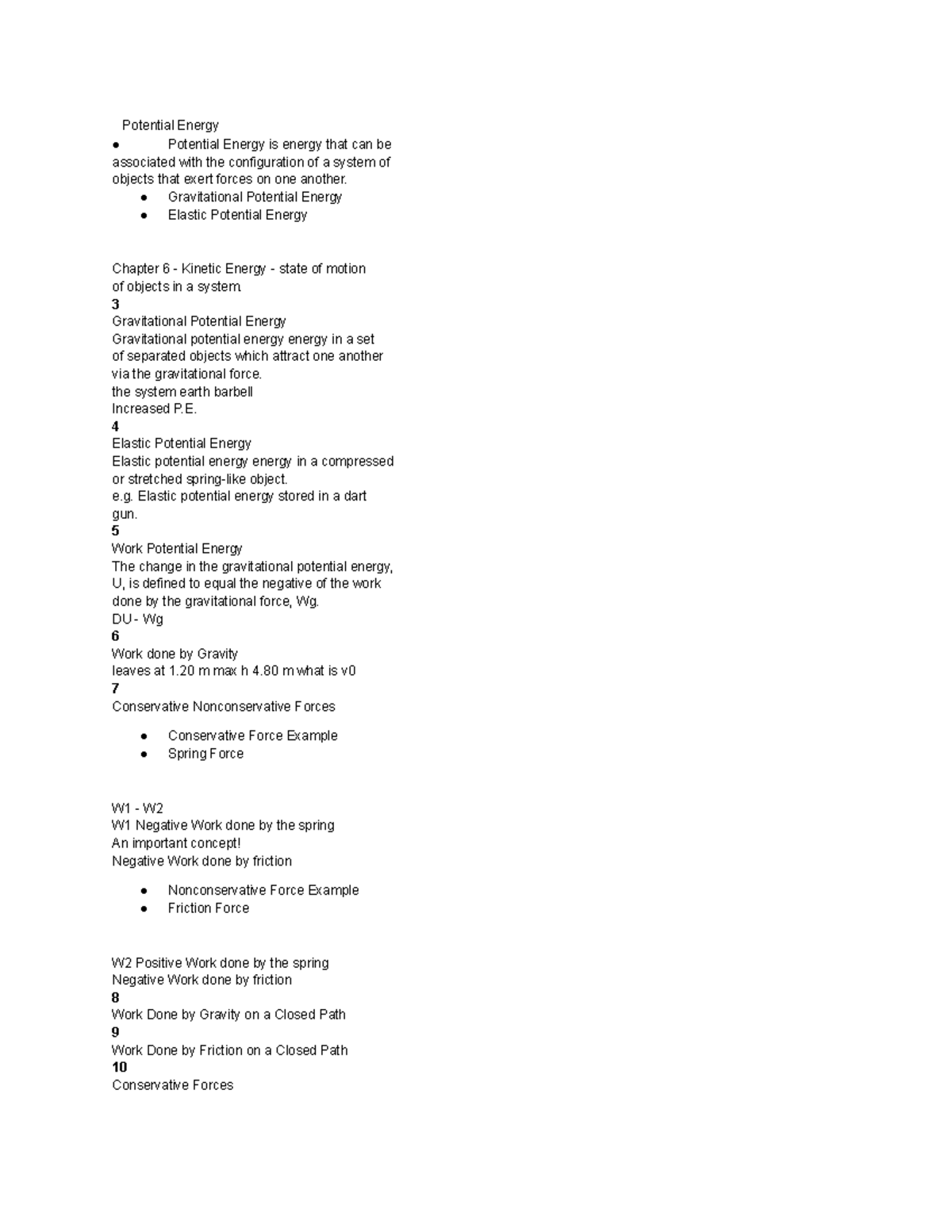 Potential Energy - Gravitational Potential Energy Elastic Potential ...