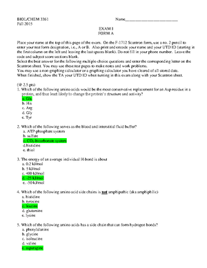 Biochem Ch.4 Amino Acids - The 20 Common Amino Acids Essential Amino ...