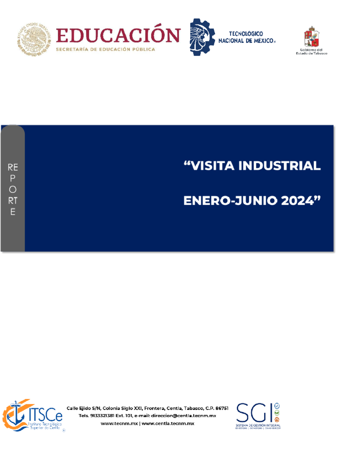 Reporte Visita Industrial.docx - BIMBO MÉRIDA -Barcel Industria ...