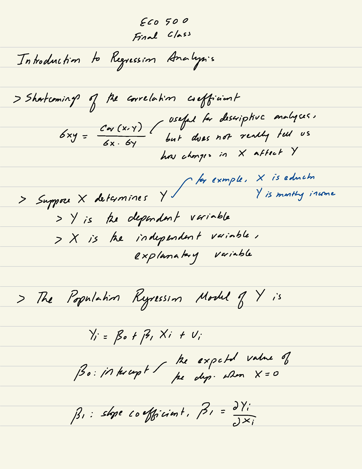 Introduction To Regression Analysis - 210500 Final Class Introduction ...