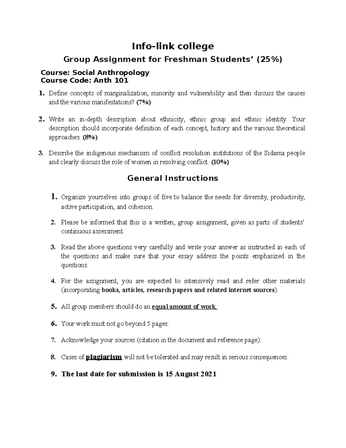 4 5782754575903623917 - Info-link college Group Assignment for Freshman ...